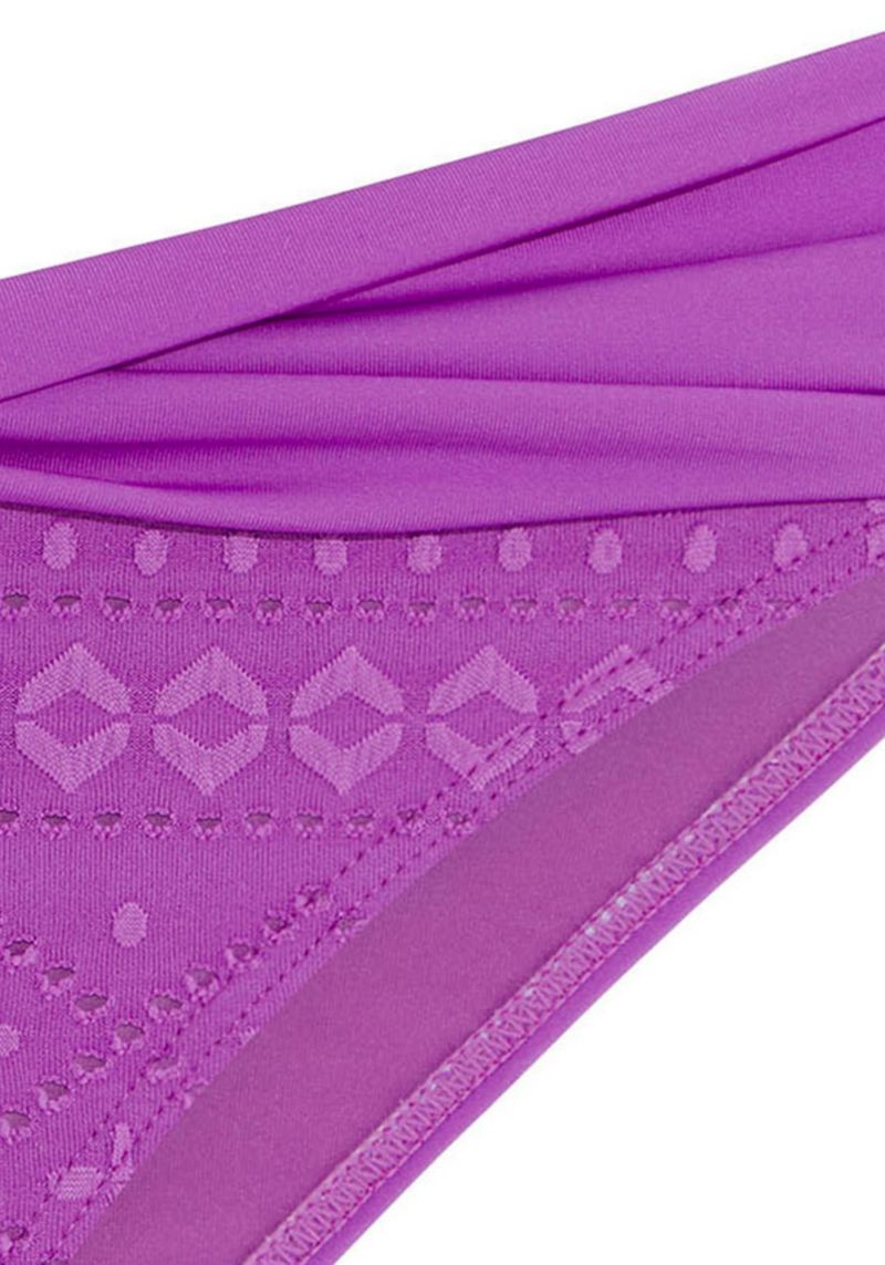 Women's Twist Front Bikini Mid-Rise Moderate-Coverage Swim Bottom