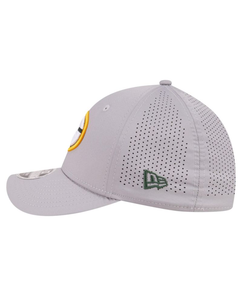 Men's Gray Green Bay Packers 39THIRTY M-Crown Flex Fit Hat
