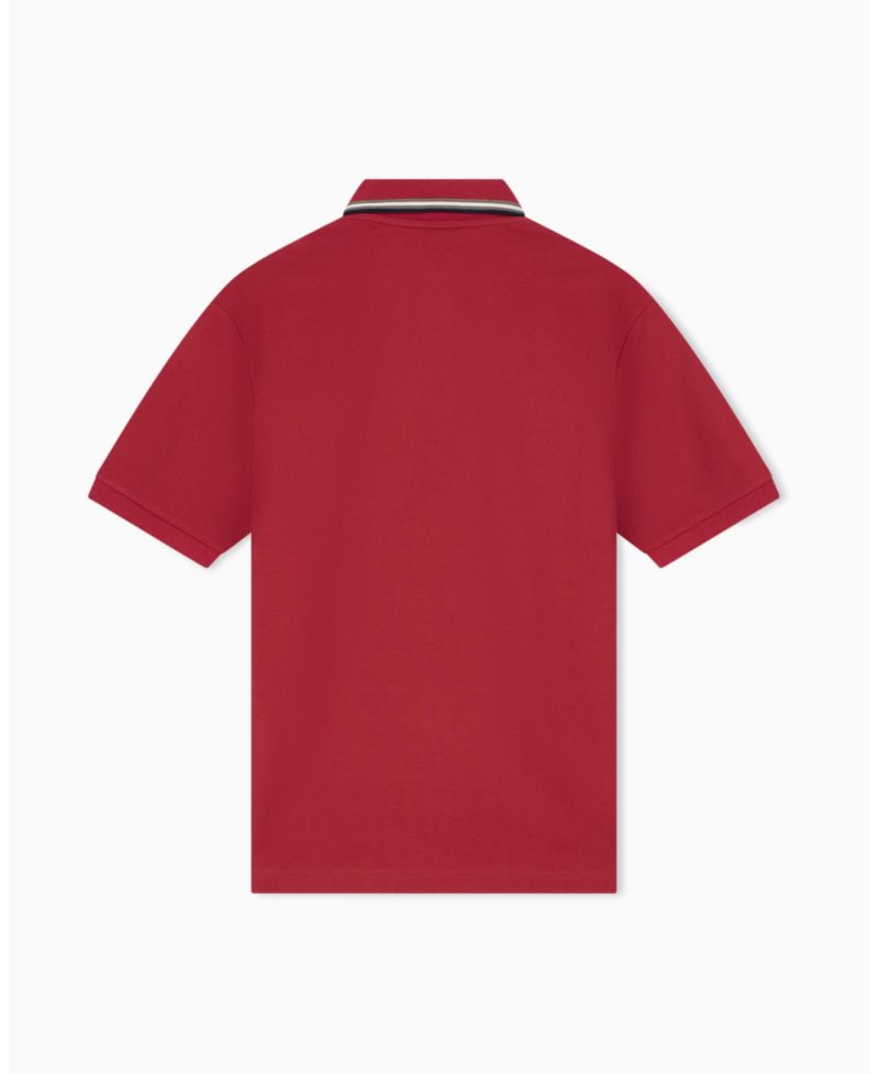Men's Short Sleeves Pique Tipping Polo Shirt
