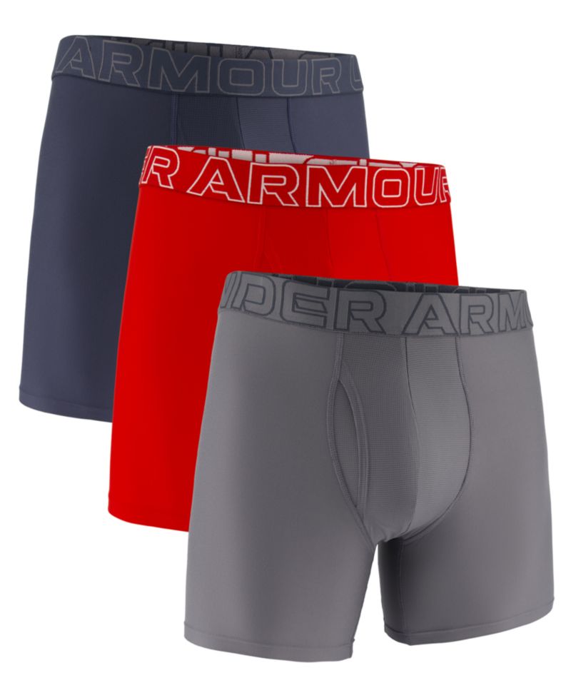 Men's Boxerjock Performance Tech Solid Boxer Briefs, 3-Pack