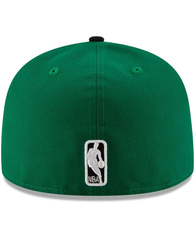 Men's Green/Black Boston Celtics Team Color 2Tone 59FIFTY Fitted Hat