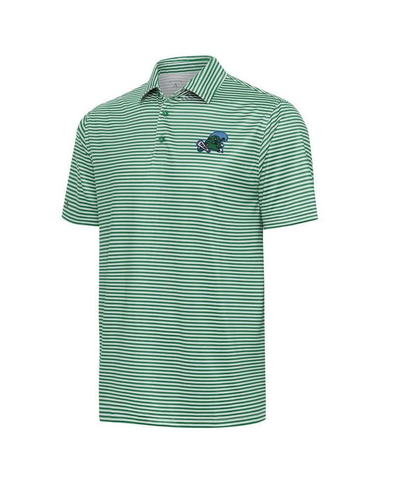 Men's Green Tulane Green Wave Skills Polo Shirt
