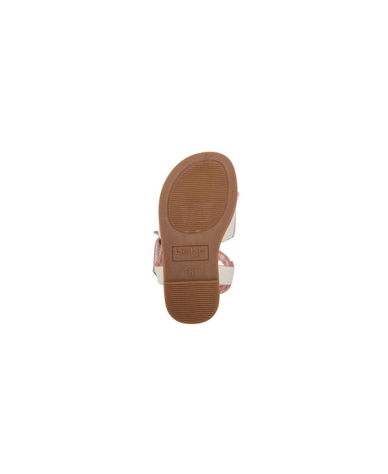 Little Girls Sandals Cute Fashion Flat Sandals and Summer Shoes with Ankle Strap
