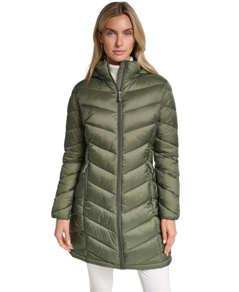 Women's Packable Hooded Puffer Coat