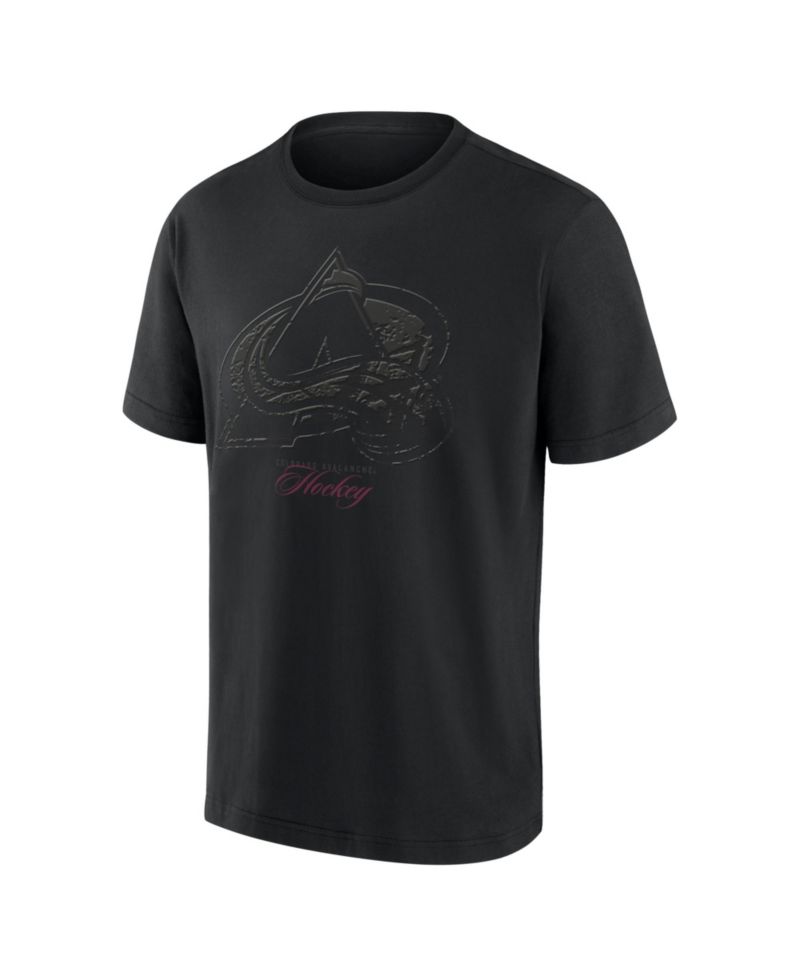Men’s Colorado Avalanche Blackout Heavyweight T-Shirt