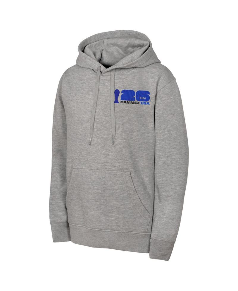 Men's Heather Gray FIFA World Cup 2026 Graphic Hoodie