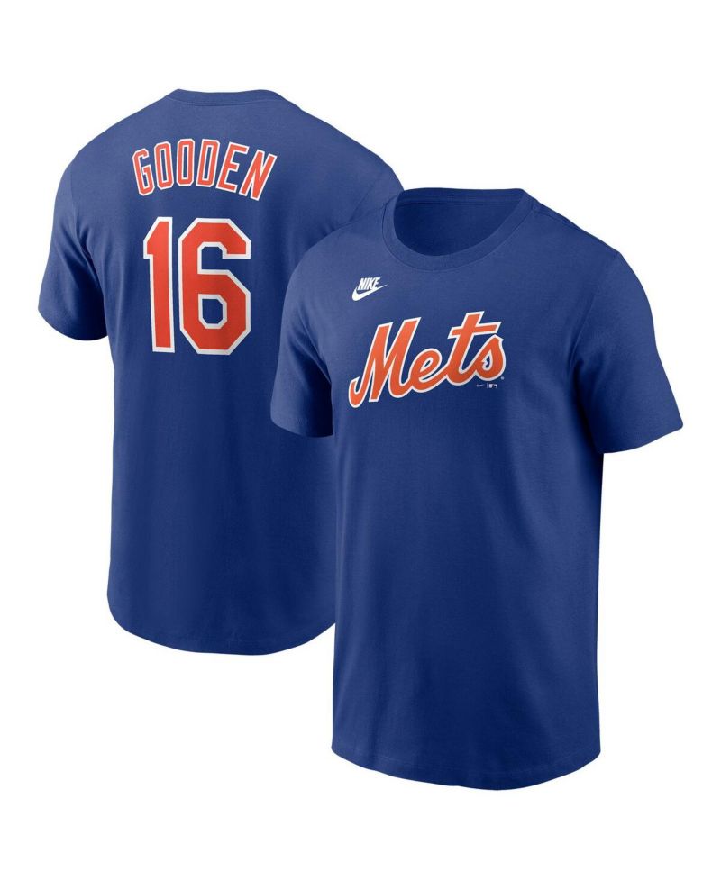 Men's Dwight Gooden Royal New York Mets Cooperstown Collection Fuse Name & Number Retirement T-Shirt
