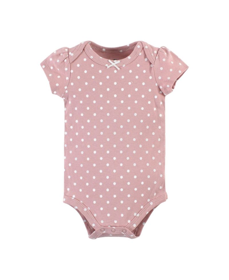 Baby Girls Hudson Cotton Bodysuits 5-Pack
