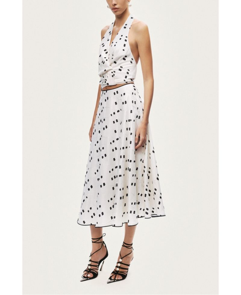 Women's Printed Halter Blouse
