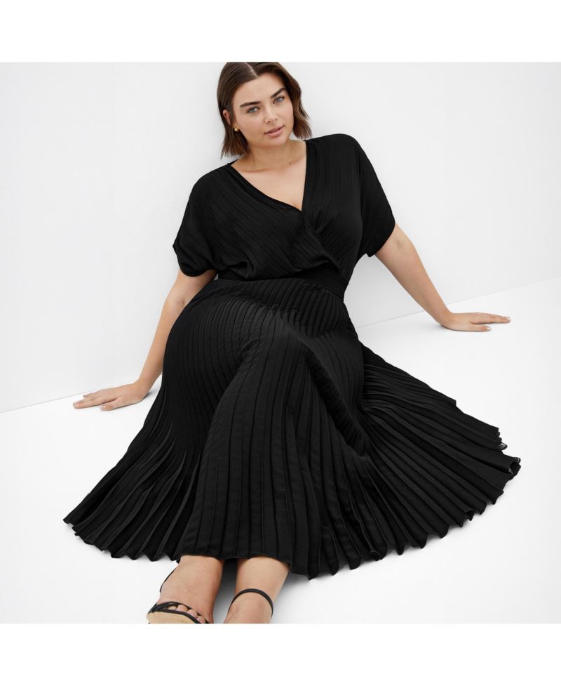 Women's Plus Size Elia Pleat Dress