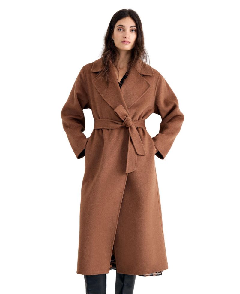 Women's Darcy Double-Face Belted Wrap Coat