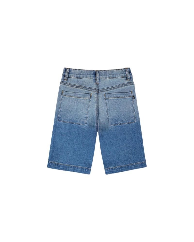 Big Boys Little/ Stretch Jean Bermuda Grey To Blue Gradient