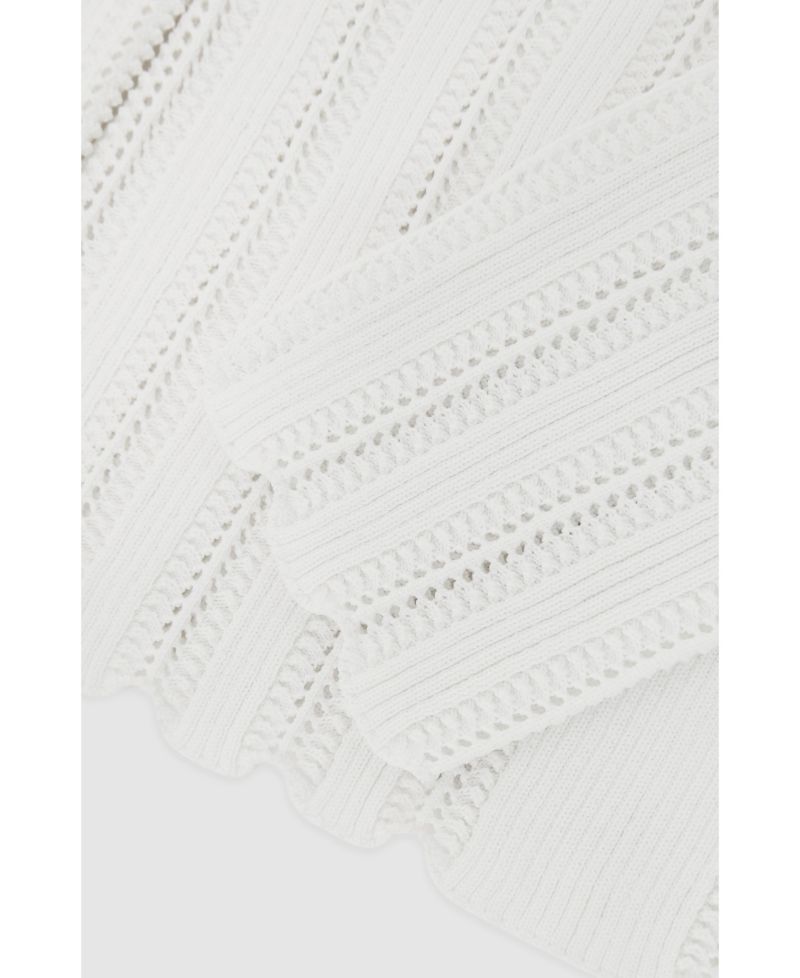 Women's Loui Open-Stitch V-Neck Jumper