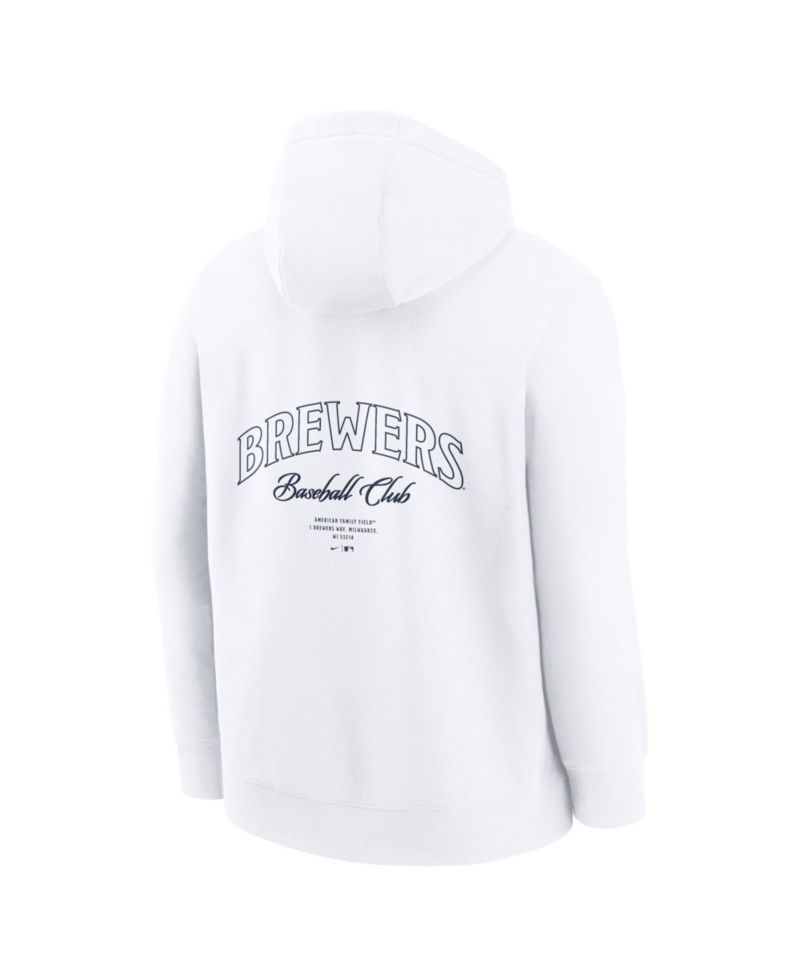 Men's Milwaukee Brewers Club Fleece Pullover Hoodie