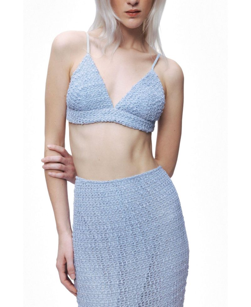 Women's Mesh Detail Maxi Skirt