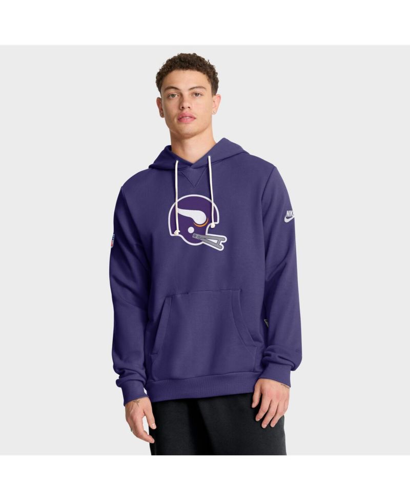 Men's Purple Minnesota Vikings Sideline Standard Issue Alt 2 Dri-FIT Hoodie