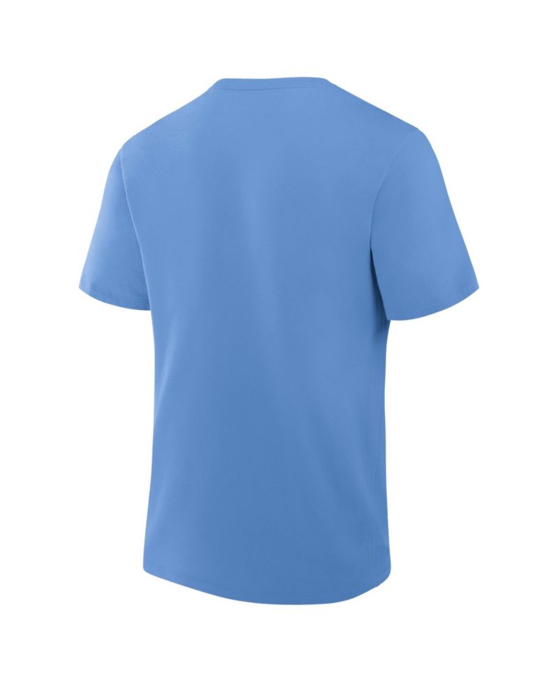 Men's Blue Tennessee Titans Old Fashion Rushing Legacy Cotton T-Shirt