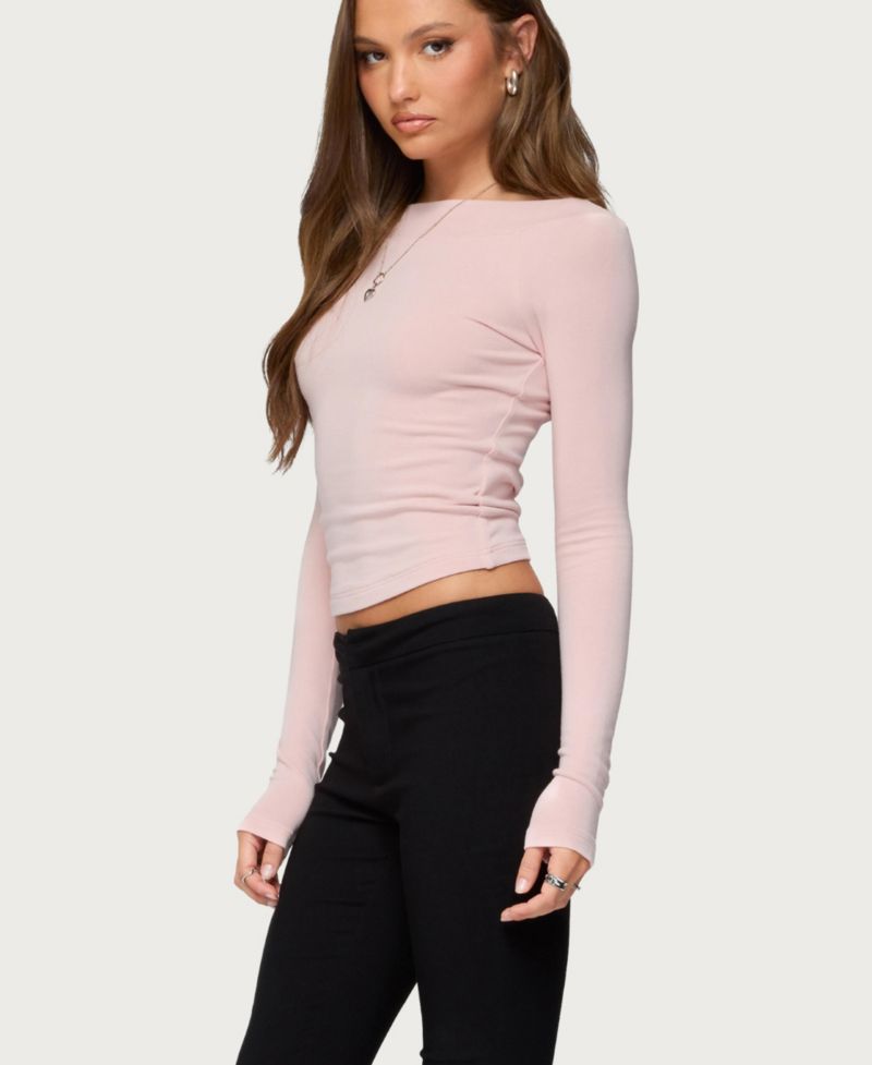 Women's Embry Boat Neck Raglan Top