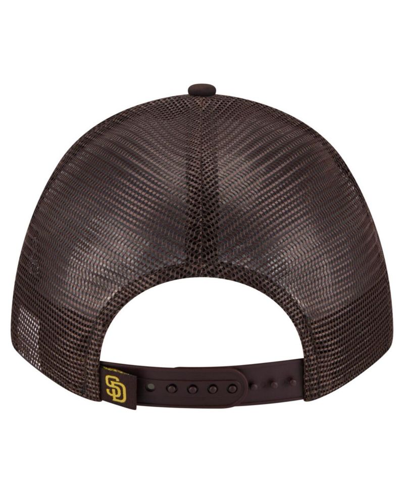 Men's Dark Brown San Diego Padres Minimalist 9FORTY A-Frame Adjustable Hat