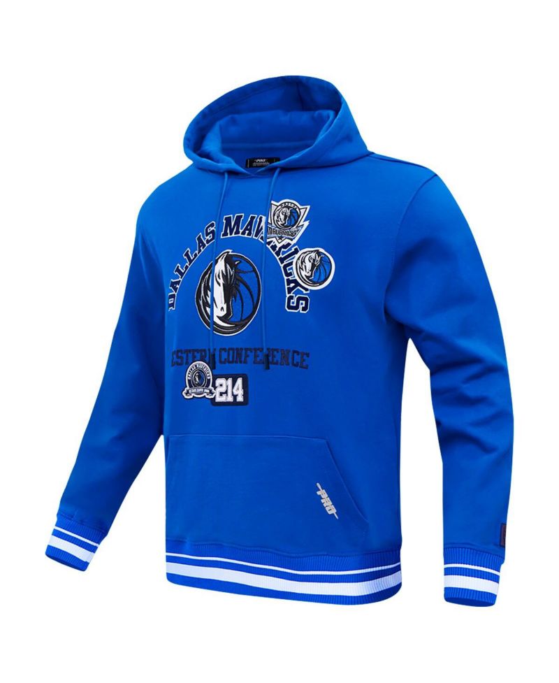 Men's Blue Dallas Mavericks Area Code Pullover Hoodie