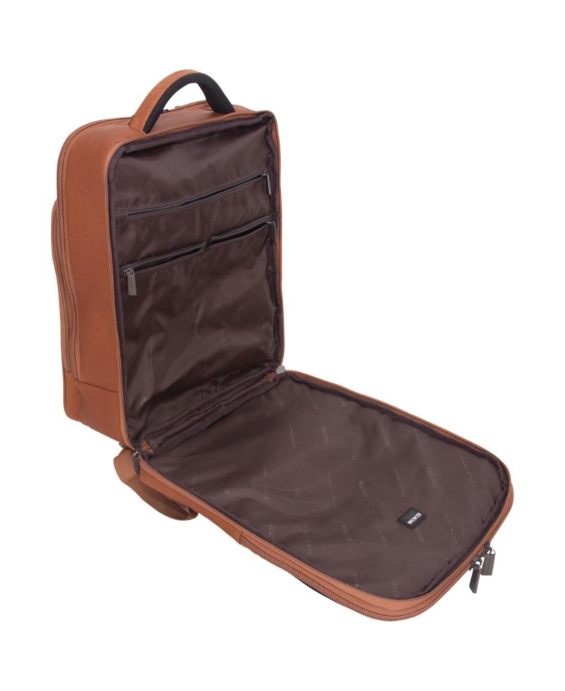 Full-Grain Colombian Leather 16" Laptop Tablet Travel Backpack