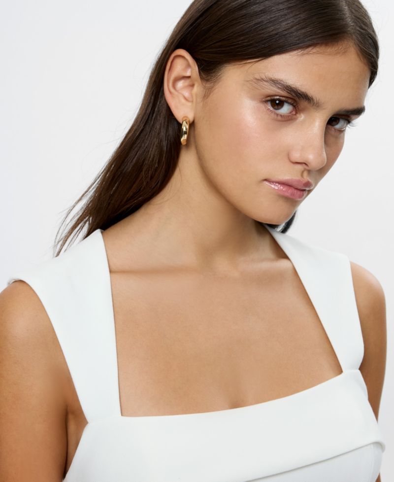 Women's Whisper Collar Mini Dress