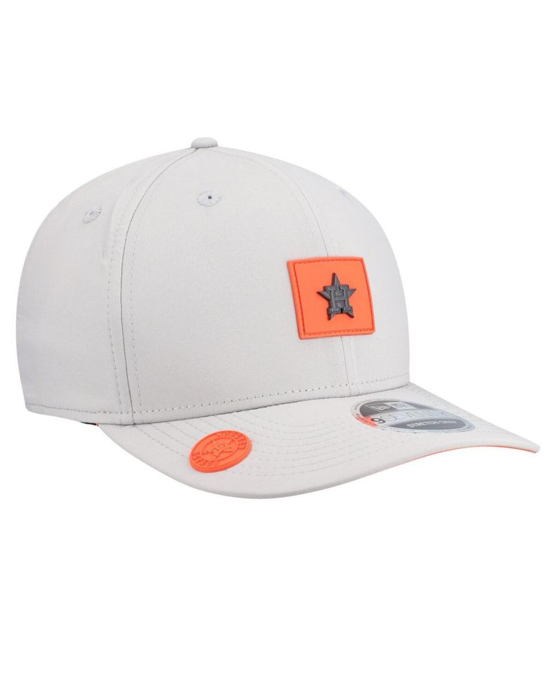 Men's Gray Houston Astros 2026 Clubhouse 9SEVENTY Adjustable Hat