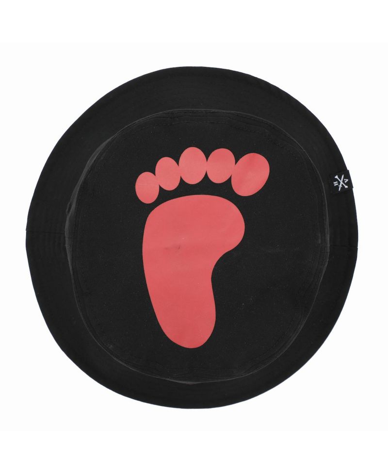 Men's Foot Clan Black Bucket Hat