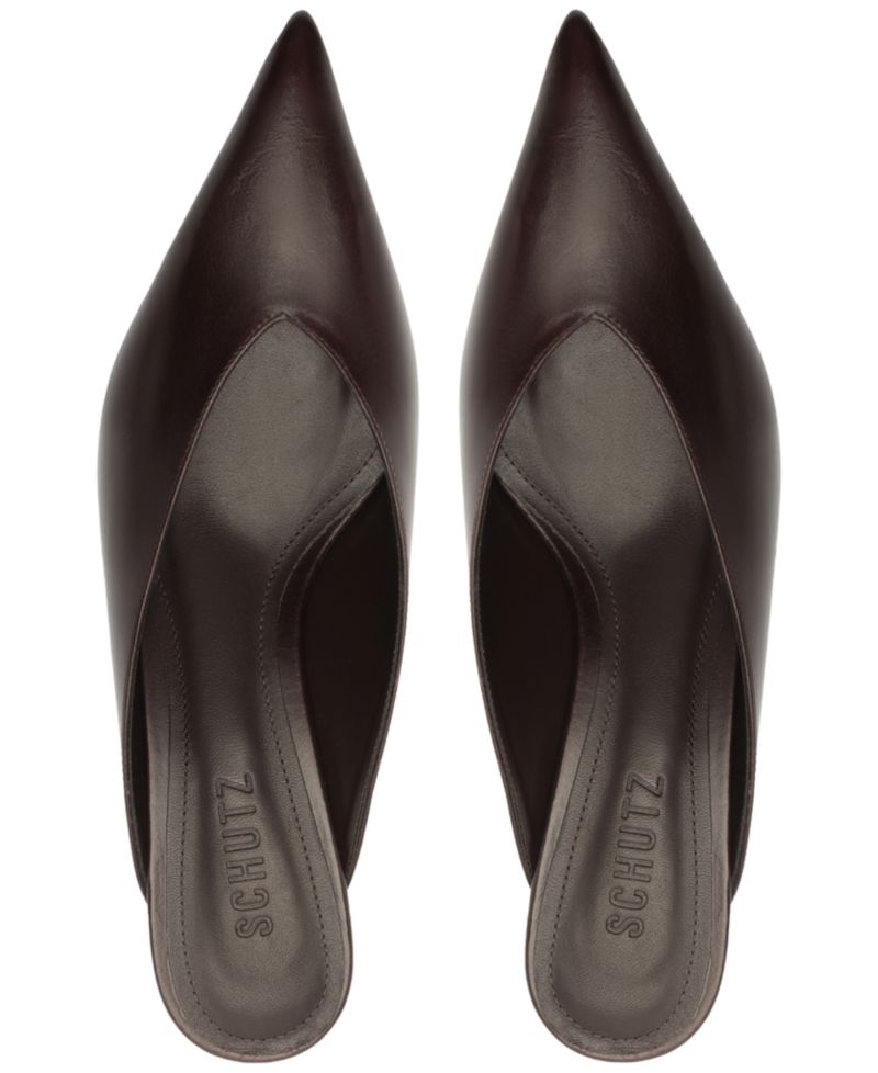 Women's Loren Mid-Heel Mule Pumps