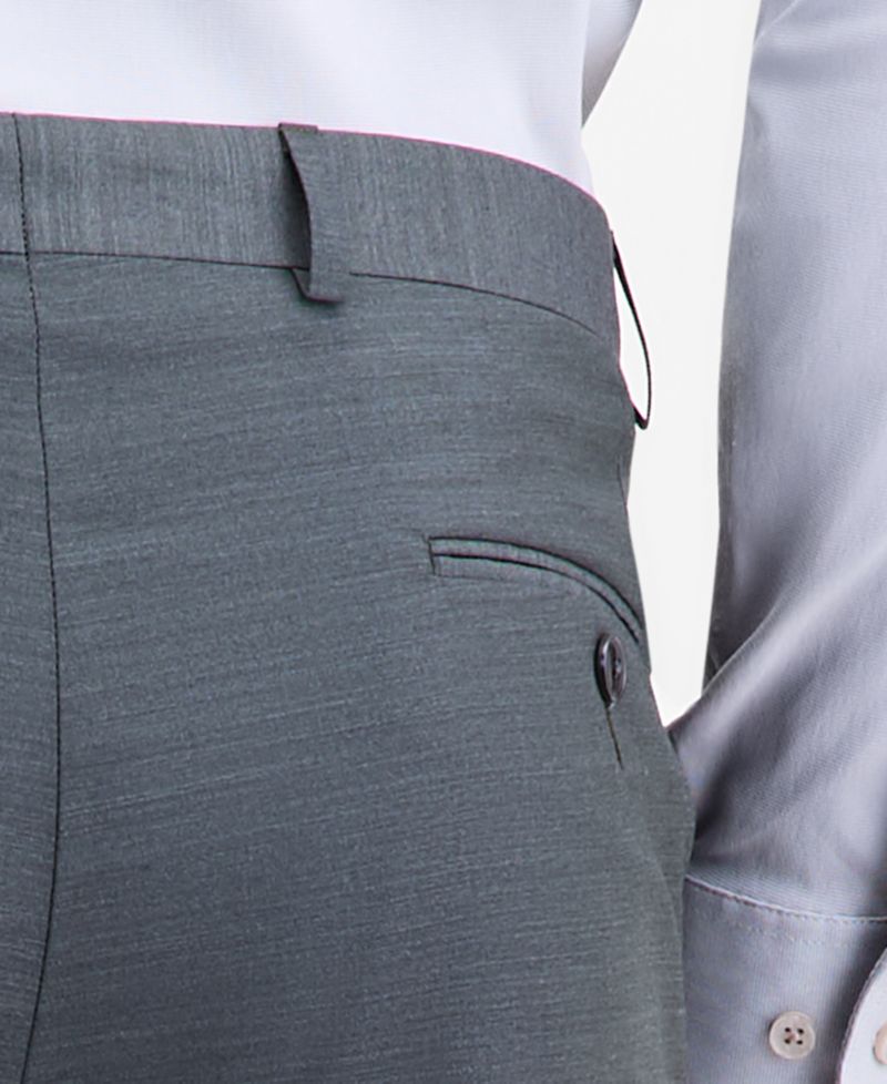 Men's Classic-Fit Fall Wool-Blend Stretch Suit Separate Pants