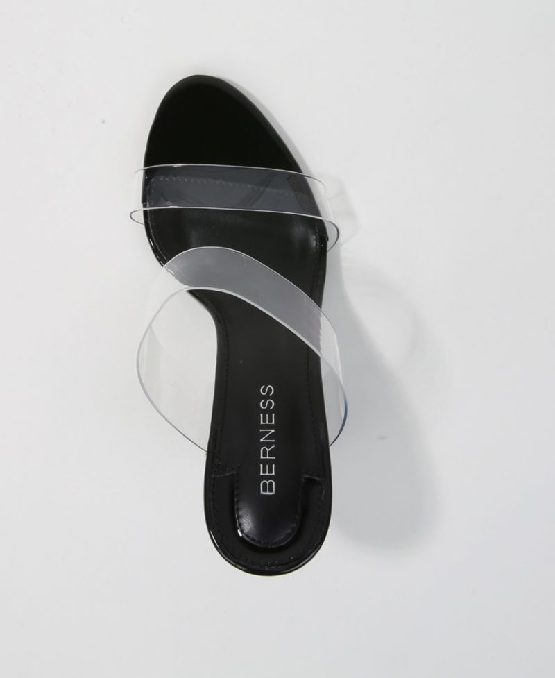 Women's Calia Clear Strap Heeled Slides