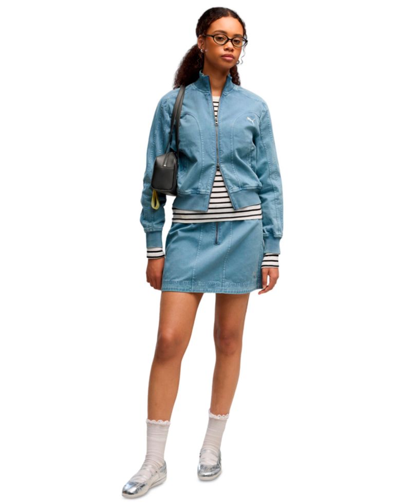 Women's Future Archive Washed-Twill Bomber Short Jacket