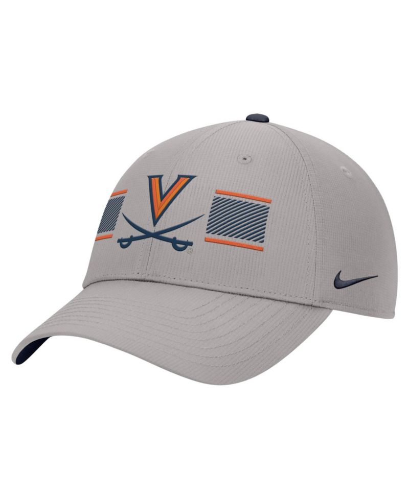 Men's Gray Virginia Cavaliers Ripstop Dri-FIT Adjustable Hat