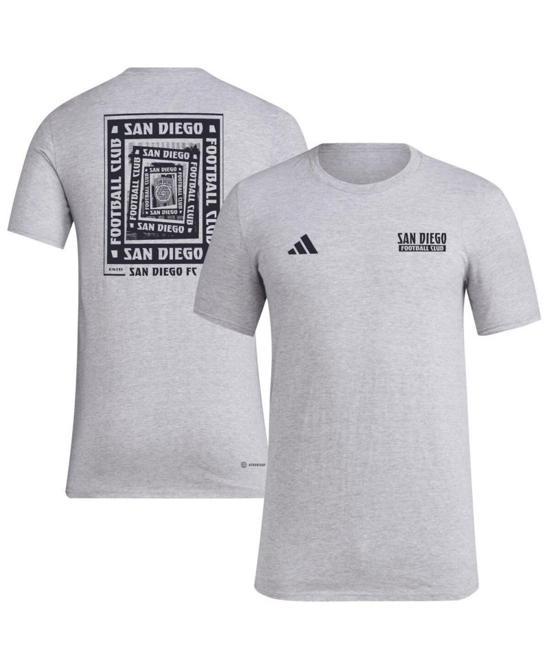 Men's Gray San Diego FC Local Wrap T-Shirt