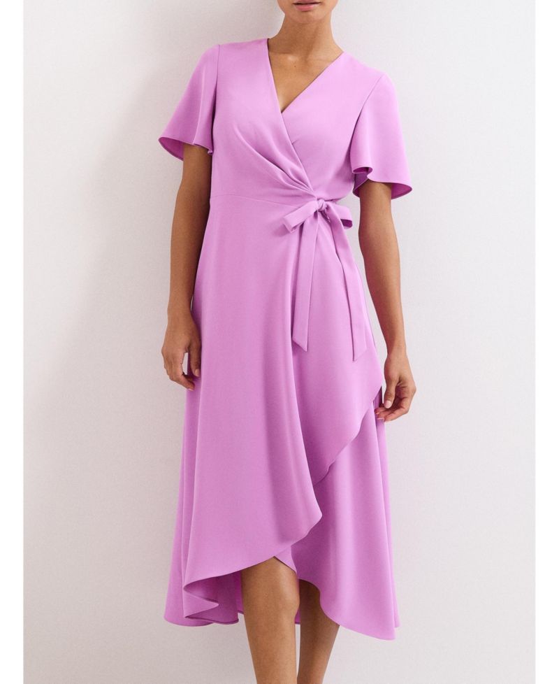 Women's Julissa Short Sleeve Wrap Midi Dress