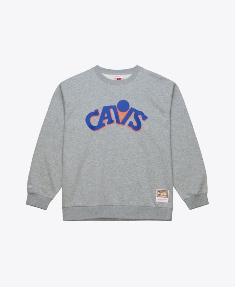 Men's Heather Gray Cleveland Cavaliers Walk-Off Fleece Sweatshirt