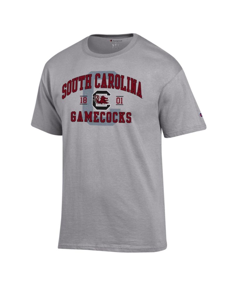 Men's Heather Gray South Carolina Gamecocks Varsity T-Shirt