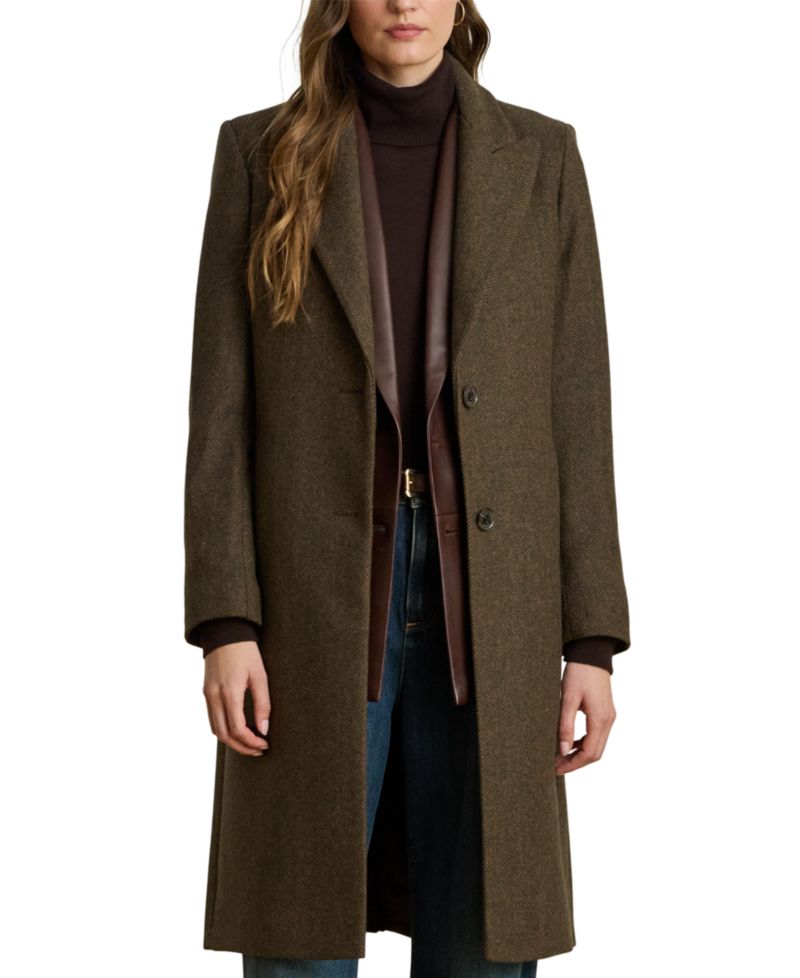 Women's Wool-Blend Walker Coat
