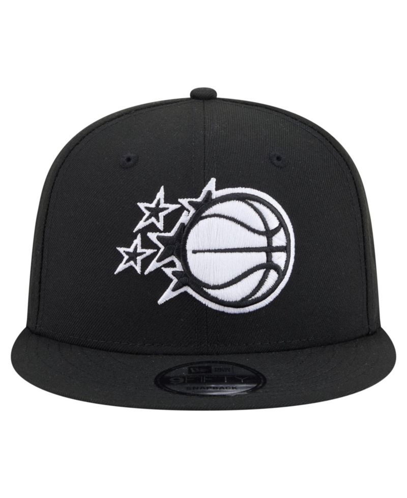 Men's Black Orlando Magic Team 9FIFTY Snapback Hat