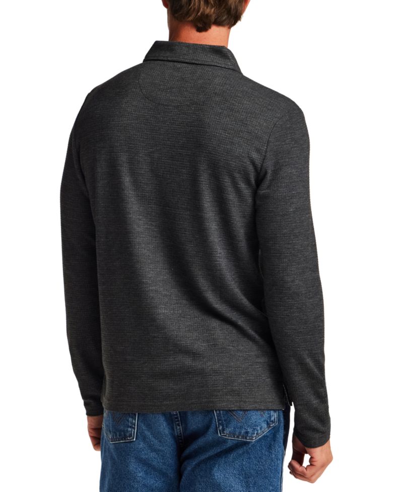 Men's Stretch Waffle Polo Shirt