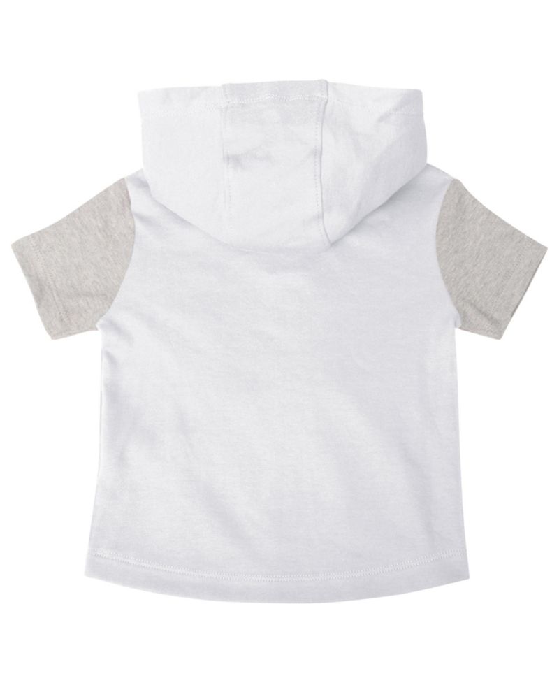 Baby Boys and Girls 3-Piece Black/White Brooklyn Nets Bank Shot Bodysuit, Hoodie, T-Shirt and Shorts Set