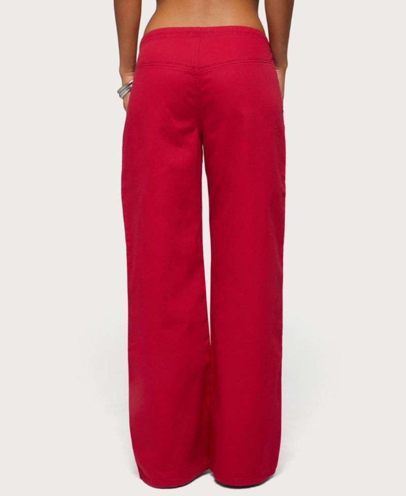 Women's Kala Low-Rise Baggy Grommet Jeans, 31" Inseam