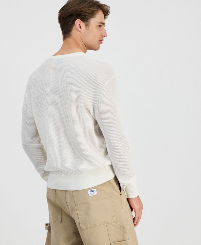 HUGO by Men's Sranger Henley Sweatshirt