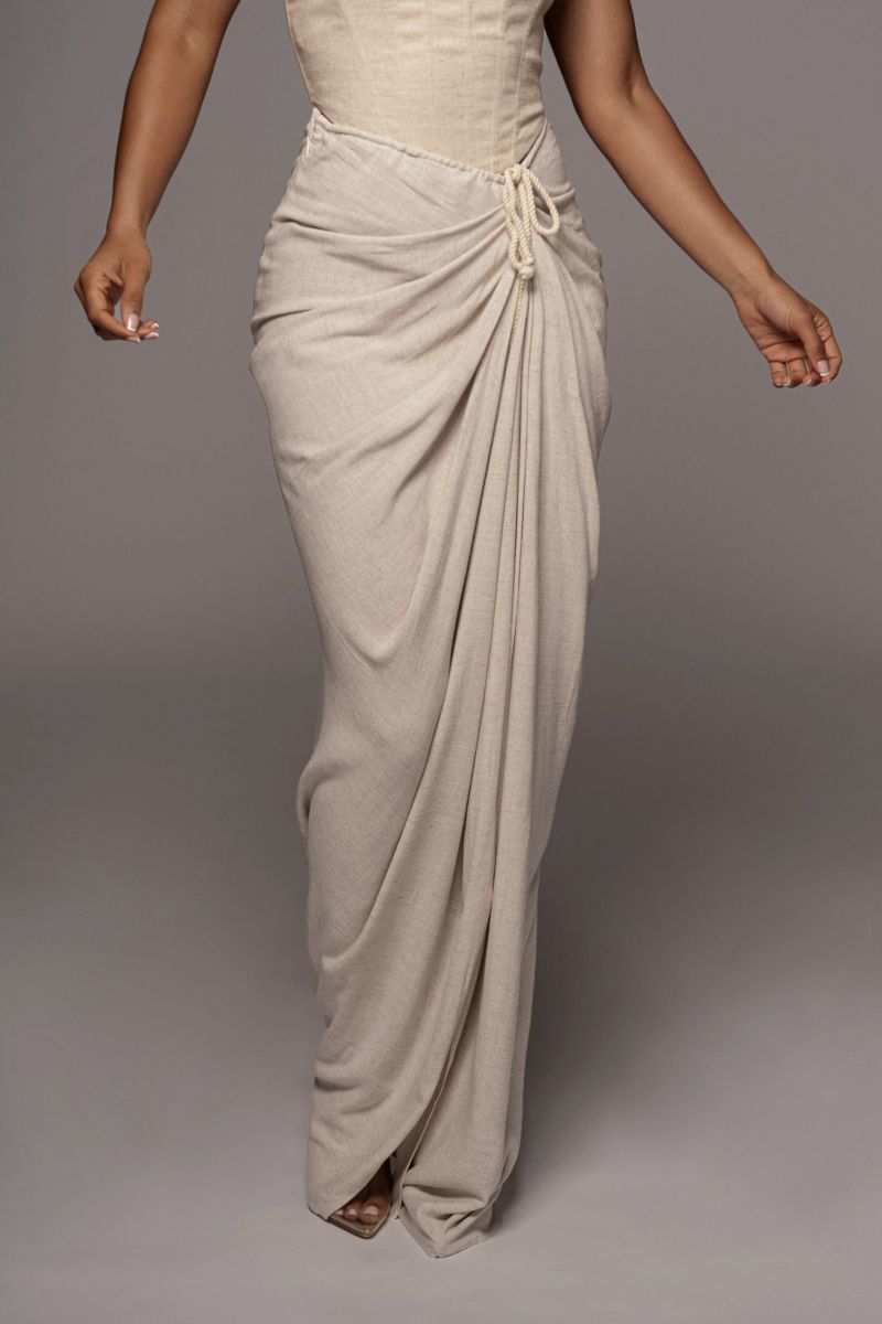 Women's Noelia Linen Slit Skirt