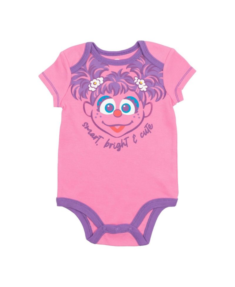 Baby Girls 5 Pack Bodysuits Newborn to