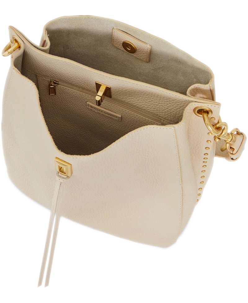 Darren Small Leather Turnlock Shoulder Bag