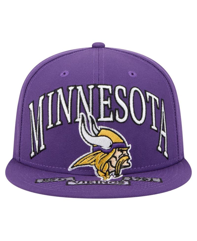 Men's Purple Minnesota Vikings Oversized 59FIFTY Fitted Hat
