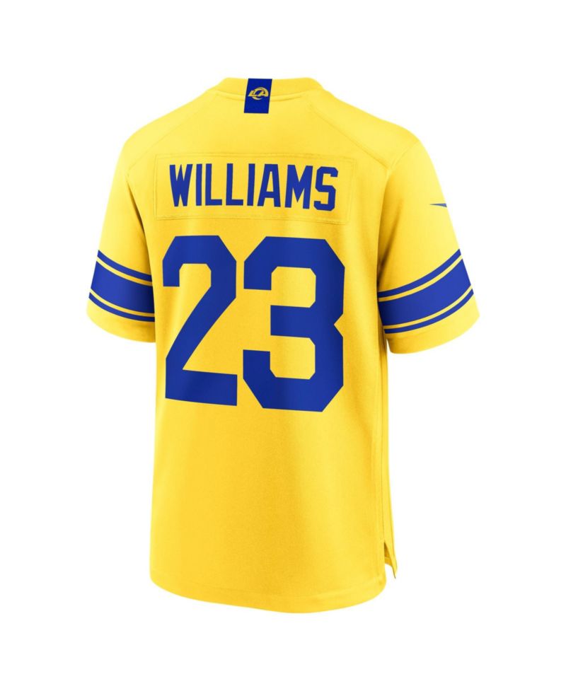 Men's Kyren Williams Los Angeles Rams Classic Sol Game Jersey