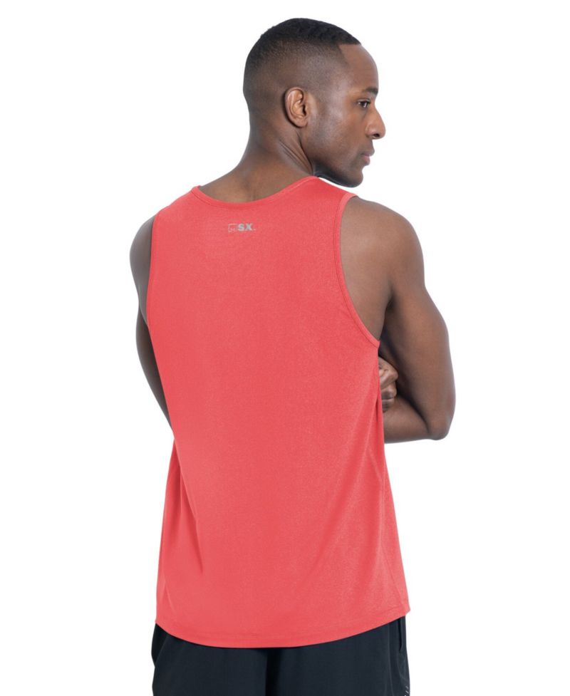Men's Red San Francisco 49ers Energy Scoop Neck Tank Top