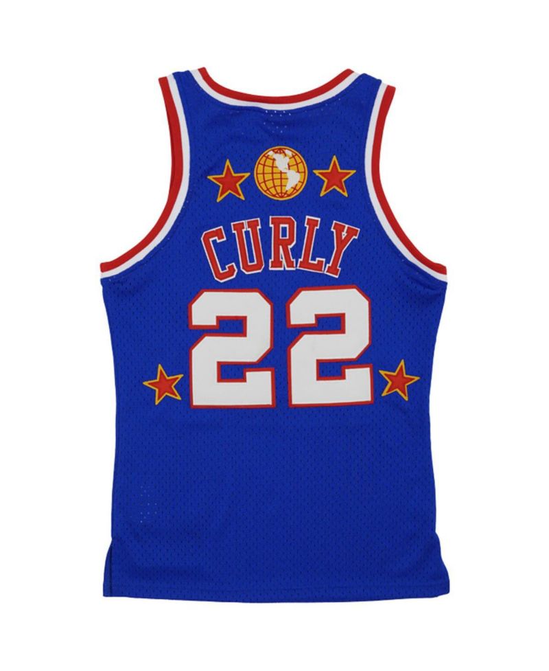 Men's Curly Neal Royal Harlem Globetrotters Throwback Swingman Jersey